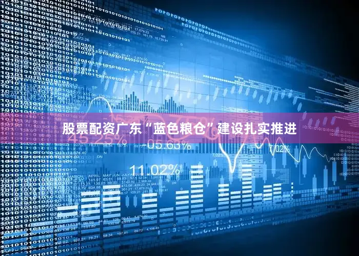 股票配资广东“蓝色粮仓”建设扎实推进