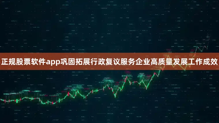 正规股票软件app巩固拓展行政复议服务企业高质量发展工作成效